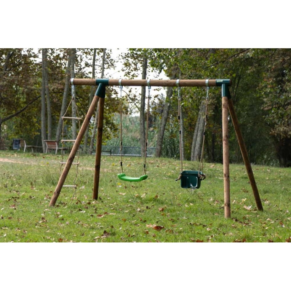 Columpio Triple Kadi Deluxe con Asiento Bebé