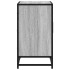 Mueble lavabo baño madera contrachapada sonoma gris 65x33x60
