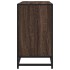 Mueble de lavabo madera de ingeniería roble marrón 65x33x60