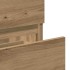 Mueble de baño con espejo de madera ingeniería roble