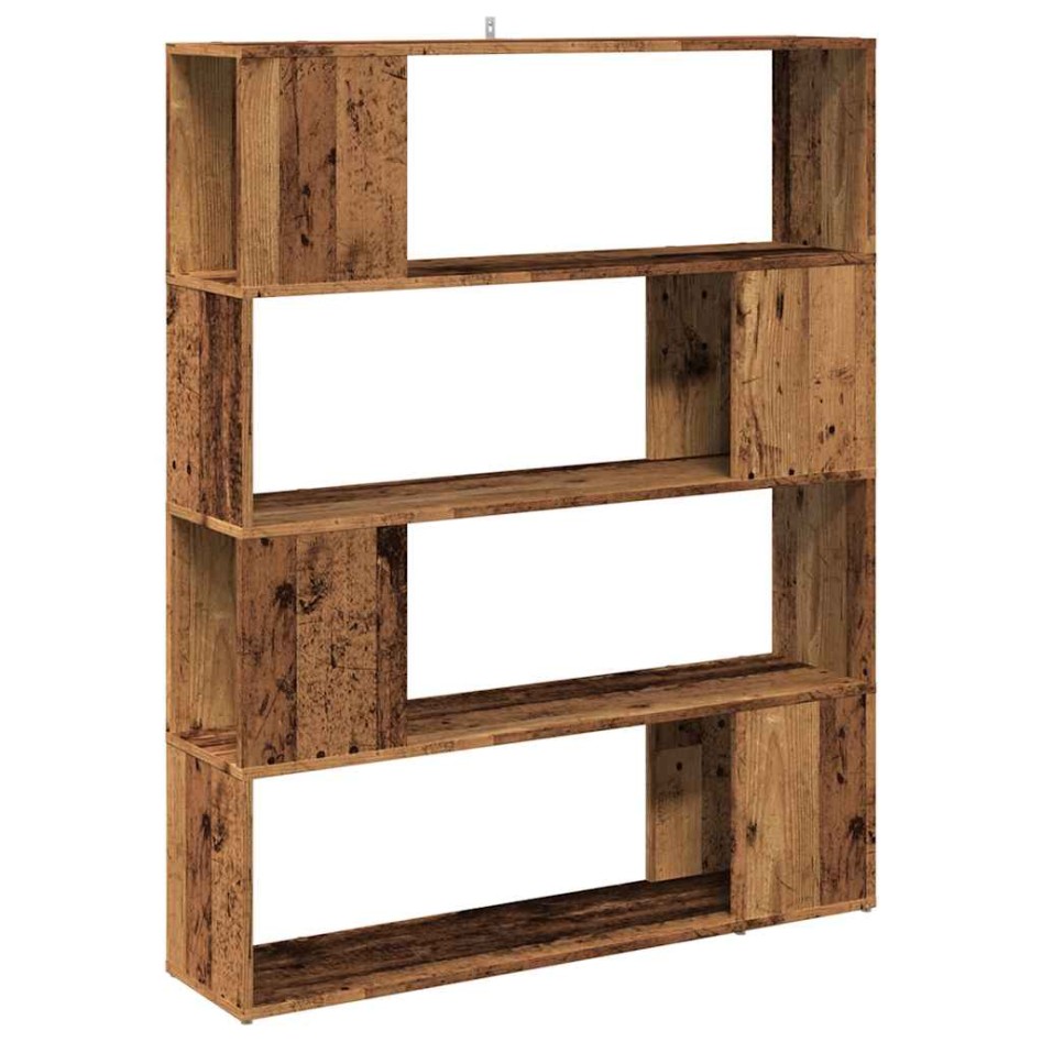 Estantería/divisor de espacios madera envejecida