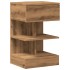 Mesita de noche madera de ingeniería roble artisan 40x35x65
