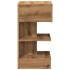 Mesita de noche madera de ingeniería roble artisan 40x35x65