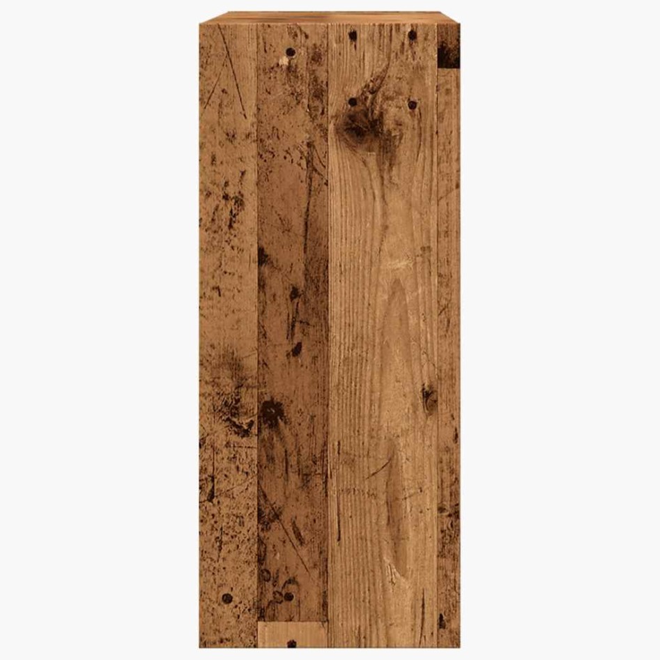 Estantería/divisor de espacios madera antigua 80x30x72