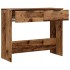 Mesa consola madera contrachapada envejecida 90x36x75