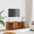 Mueble de TV madera contrachapada madera antigua 102x35x36,5