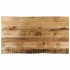 Tablero de mesa borde natural madera maciza mango 110x60x2,5