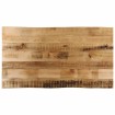 Tablero de mesa borde natural madera maciza mango 110x60x2,5 cm