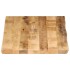 Tablero de mesa borde natural madera maciza mango 110x60x2,5