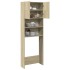 Armario de lavadora madera color roble sonoma 64x25,5x190