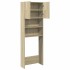 Armario de lavadora madera color roble sonoma 64x25,5x190