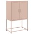 Aparador de acero rosa 68,5x38,5x107