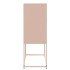 Aparador de acero rosa 68,5x38,5x107