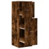 Armario botiquín madera ingeniería roble ahumado 40x41x118