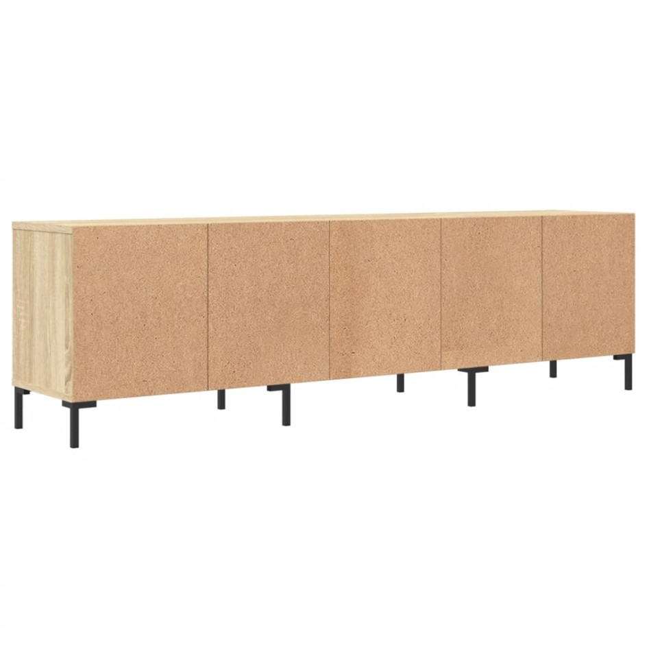 Mueble de TV madera contrachapada roble Sonoma 150x30x44,5