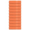 Toallas de invitados 10uds 100% algodón naranja 70x140cm 360gsm