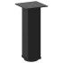 Patas para mesa de centro 4 uds acero negro 30-32