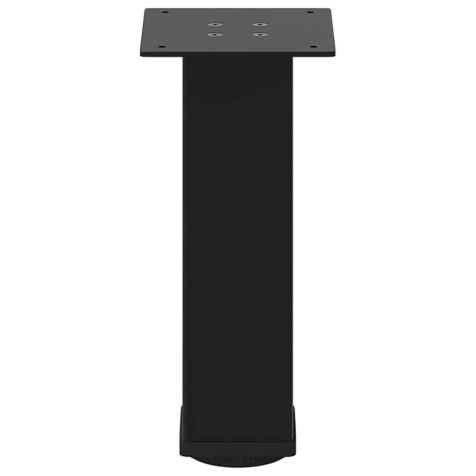 Patas para mesa de centro 4 uds acero negro 30-32