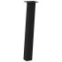 Patas para mesa de centro 4 uds acero negro 72