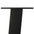 Patas para mesa de centro 4 uds acero negro 72