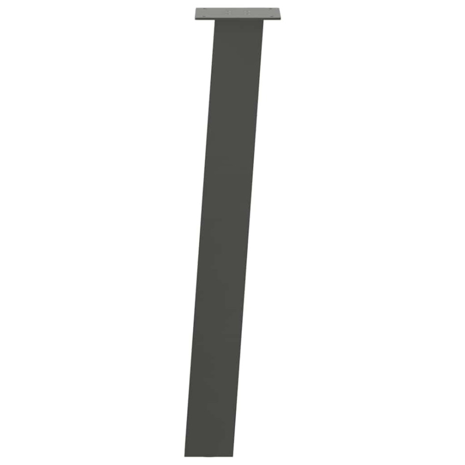 Patas para mesa de centro 4 uds acero antracita 72