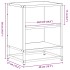 Mesitas noche 2 uds madera ingeniería marrón roble 40x31x50