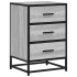 Mesita noche madera ingeniería gris sonoma 40x34,5x60 cm