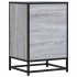 Mesita noche madera ingeniería gris sonoma 40x34,5x60 cm