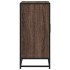 Aparador madera ingeniería y metal marrón roble 68x35x76