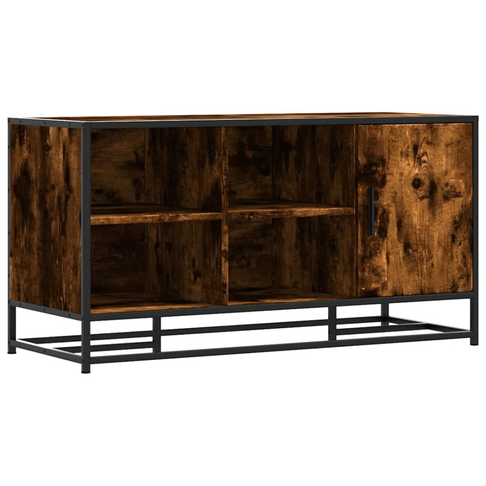 Banco zapatero madera de ingeniería roble ahumado