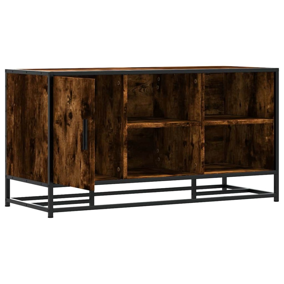 Banco zapatero madera de ingeniería roble ahumado