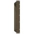 Patas de mesa centro forma U 2uds acero natural 60x(30-31)