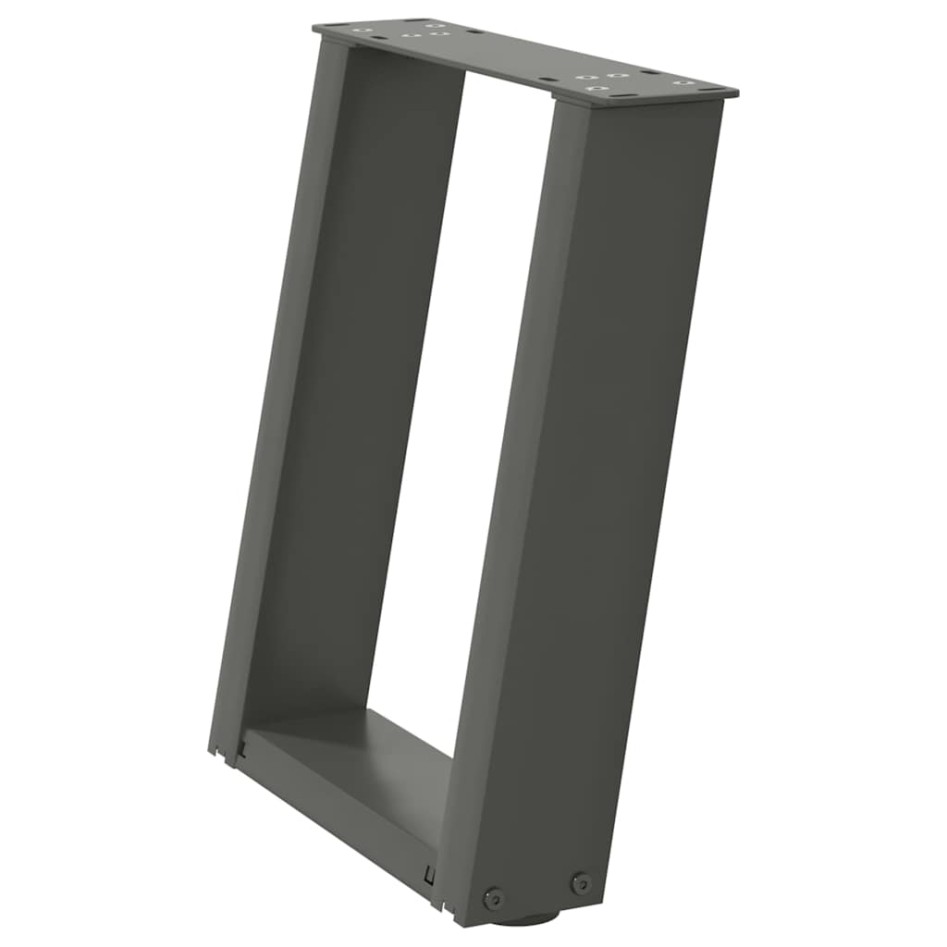 Patas para mesa de centro en forma de U 2 uds antracita