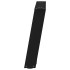 Patas de mesa de centro forma U 2uds acero negro 50x(42-43)