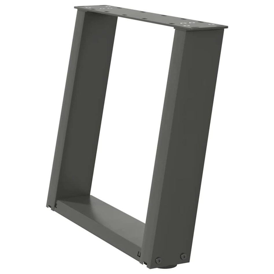 Patas para mesa de centro en forma de U 2 uds antracita