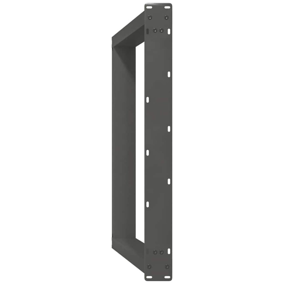 Patas para mesa comedor forma U 2uds antracita 80x(72-73)