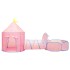 Tienda de juegos para niños con 250 bolas rosa 301x120x128