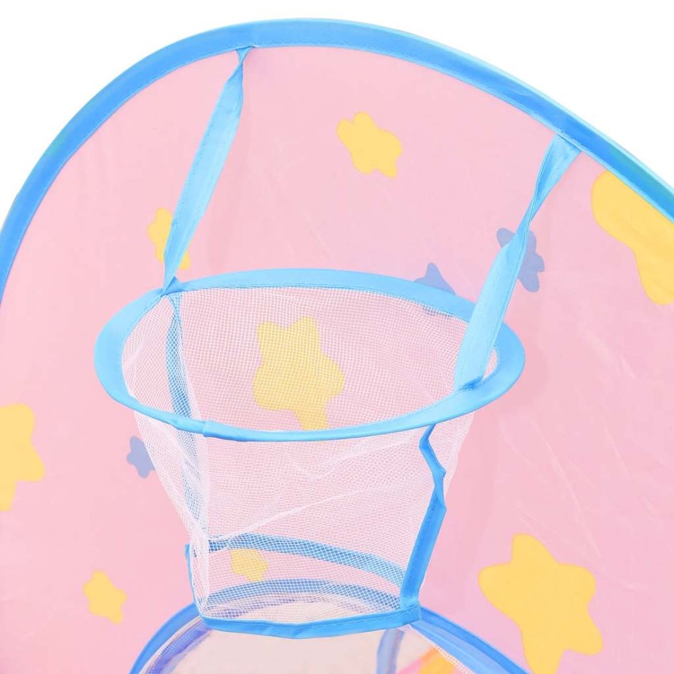 Tienda de juegos para niños con 250 bolas rosa 301x120x128