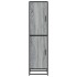 Aparador alto madera ingeniería metal gris sonoma 35,5x35x13