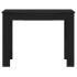 Escritorio de madera contrachapada negro 100x45x75