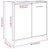 Mueble de lavabo de baño madera roble artisan 60x33x60