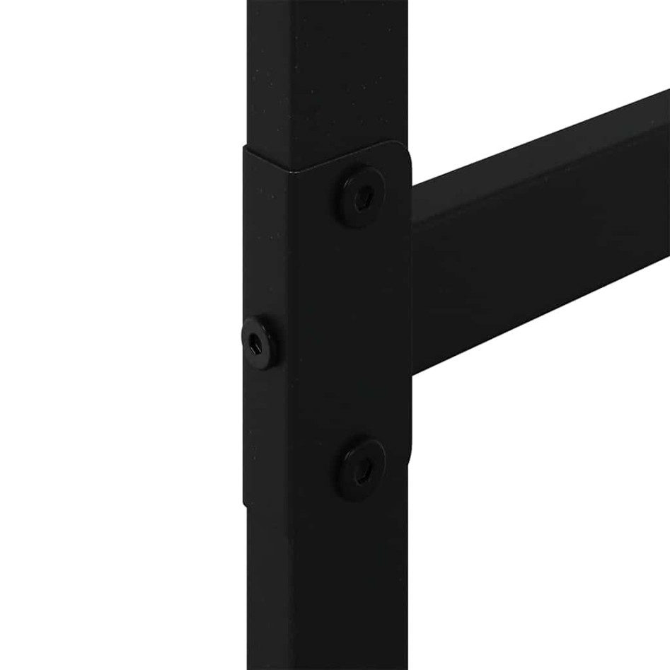 Leñero de acero negro 100x40x60