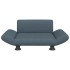 Cama para perros de tela gris oscuro 70x45x28