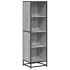 Estantería madera ingeniería gris sonoma 40x35x139