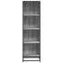 Estantería madera ingeniería gris sonoma 40x35x139
