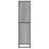 Estantería madera ingeniería gris sonoma 40x35x139