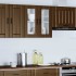 Armario de pared para cocina puerta cristal Porto roble