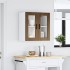 Armario de pared para cocina puerta cristal Porto roble