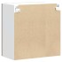 Armario de pared para cocina puerta cristal Porto roble