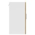 Armario pared para cocina puerta cristal Porto roble